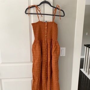 Smocked summer dress
